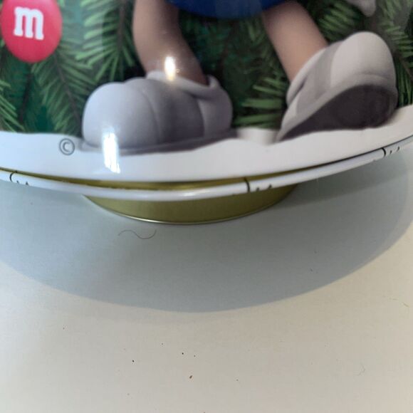 M&M's Christmas Tree Musical Rotating Tin 2017 - Plays "Deck The Halls" - Works! - Picture 6 of 8